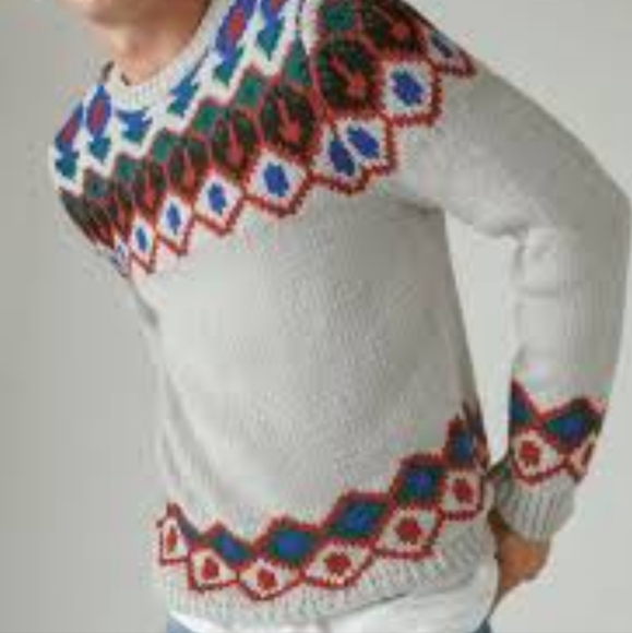 Lucky Brand Other - NWT Lucky Brand Men's Fairisle Crew Neck Holiday Sweater Size:XL